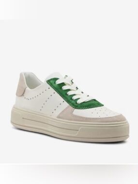 Ara Calgary Platform Sneaker in Shell/Cream/Grass Size 8.5